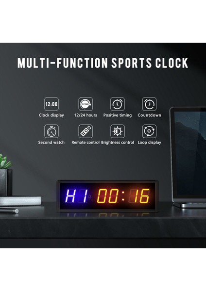 Spor Salonu Zamanlayıcı LED Aralık Zamanlayıcı Dijital Geri Sayım Duvara Monte Saat Fitness Zamanlayıcı Düzenleme/yukarı Saat Koruma Evi (Yurt Dışından) fırsatları
