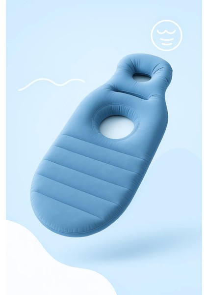 Şişme Hamile Yatağı Elektrikli Şişirme Pompası Hediyeli Mavi fırsatları