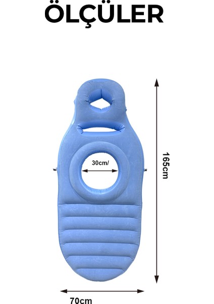 Şişme Hamile Yatağı Elektrikli Şişirme Pompası Hediyeli Mavi indirimleri