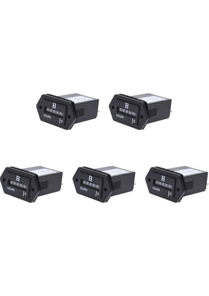 5x AC100-250V Elektromekanik Saat Sayacı (Yurt Dışından)