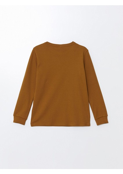 Yeni Sezon Bisiklet Yaka Baskılı Uzun Kollu Erkek Çocuk Tişört modelleri