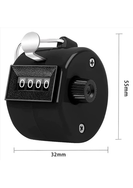 8 Sayaç Tıklatıcı 4 Basamaklı Sayı Sayımı El Mekanik Sayaçları Tıklamalar Saha Sayacı (Yurt Dışından) fırsatları