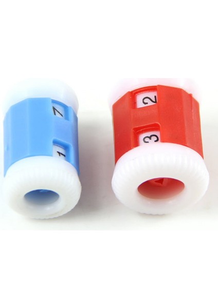 4 Büyük Kırmızı Plastik Örgü Örgü Iğneleri Sıra Sayacı +4 Küçük Mavi Plastik Örgü Örgü Iğneler Satır Sayacı (Yurt Dışından) modelleri