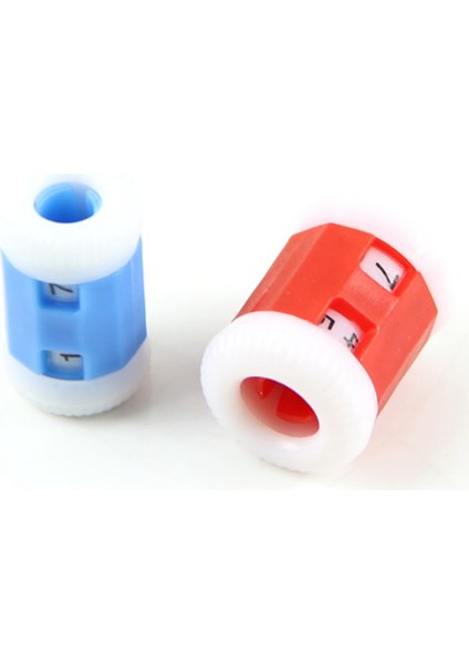 4 Büyük Kırmızı Plastik Örgü Örgü Iğneleri Sıra Sayacı +4 Küçük Mavi Plastik Örgü Örgü Iğneler Satır Sayacı (Yurt Dışından) fırsatları