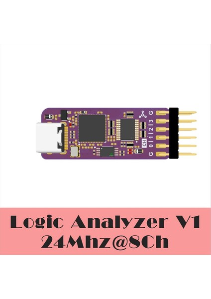 USB Mantık Analizörü Dla Mını 24MHZ 8ch Kanallar Donanım Hata Ayıklama Aracı 5V Mcu Arm Fpga Hata Ayıklayıcı (Yurt Dışından) fiyatları