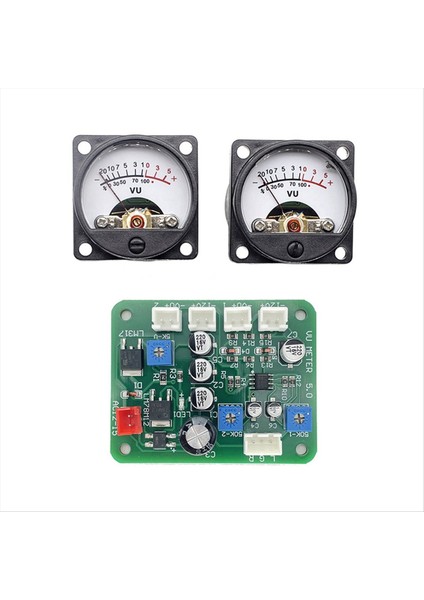 Vu Seviye Ses Seter Stereo Amplifikatör Kart+2pcs Vu Metre 9-12V Dc Stereo Amplifikatör Kartı Seviye Göstergesi (Yurt Dışından) fırsatları