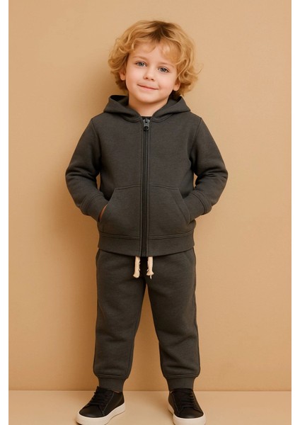 Kapşonlu Erkek Çocuk Takım 20411