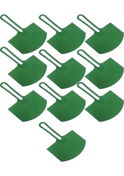 10 Adet Plastik Sertleştirilmiş Ark Şeklindeki Kül Sıyırıcı Mala Sıva Alçıtma Alçıtma Sürükleme Kül Tahtası Ark Şeklinde Kürek (Yurt Dışından)