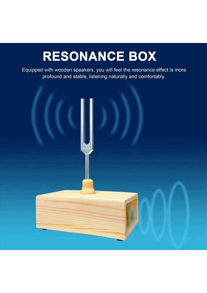4x 432 Hz Rezonans Kutusu ile Ayar Çatal Ses Iyileştirme Ayar Çatal Rezonans Öğretimi Işitme Testleri Meditasyon Için (Yurt Dışından) fiyatları