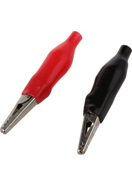 20 Pcs Siyah Kırmızı Yumuşak Plastik Kaplamalı Test Probu Timsah Test Klipsi ve 10 Pcs 2 0mm Lehim Fitil Çıkartma Desoldering (2set) (Yurt Dışından) fırsatları