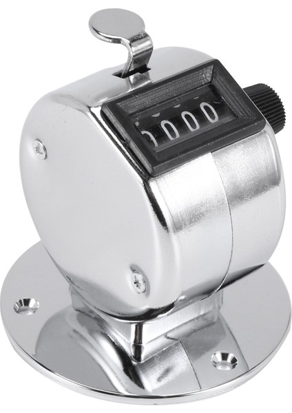 Yuvarlak Taban 4 Haneli El Tutma Mekanik Palmiye Tıklama Sayacı (Yurt Dışından)