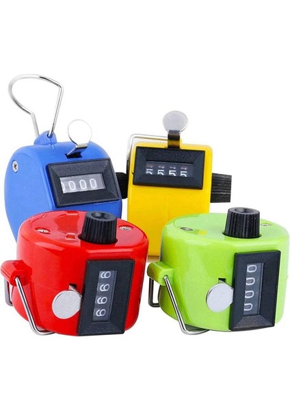 6 Adet El Sayacı 4 Haneli Mekanik Palmiye Tıklama Saygın Renk El Tutma Metal Parmak Halkası ile Karşı Tıklatıcı (Yurt Dışından) fiyatları