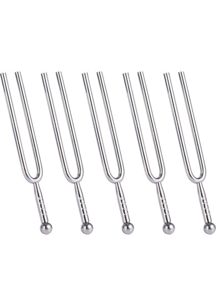 5x 440Hz Ton Paslanmaz Çelik Ayarlama Çatal Tuner Tunning Müzik Aleti Hediyesi (Yurt Dışından)