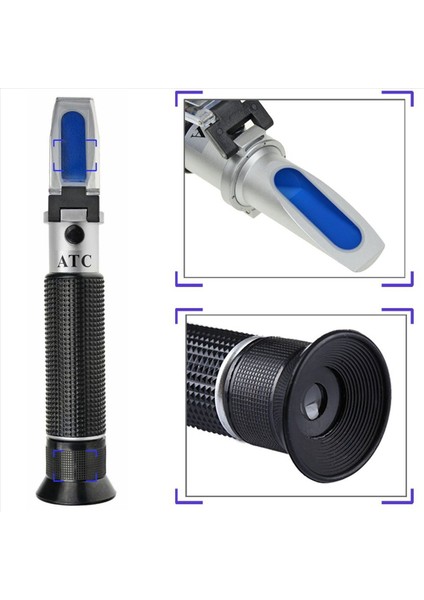 Deniz Suyu ve Deniz Balık Tutma Akvaryumu Için 2x Tuzluluk Refraktometresi 0-100 Ppt Otomatik Sıcaklık Telafisi (Yurt Dışından) indirimleri