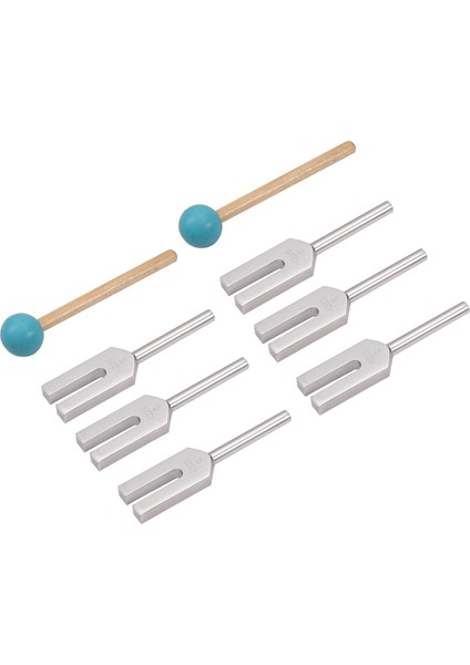 8pcs Alüminyum Alaşımlı Melek Kristal Ayar Çatalı 4096Hz/4160Hz/4225Hz Enerji Ayarlama Çatalı (Yurt Dışından)