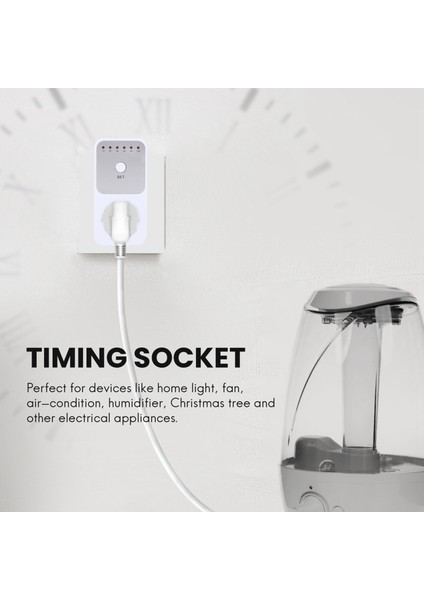 Geri Sayım Zamanlayıcı Anahtarı Akıllı Kontrol Plug-In Socket Soket Ab Fişini Otomatik Olarak Kapatır (Yurt Dışından) modelleri