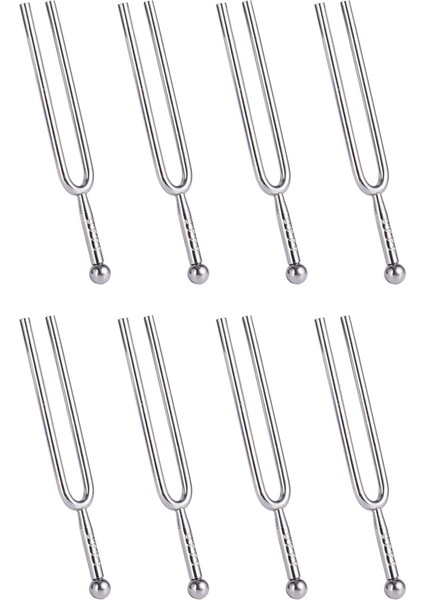 8x 440Hz Ton Paslanmaz Çelik Ayarlama Çatal Tuner Tunning Müzik Aleti Hediyesi (Yurt Dışından)