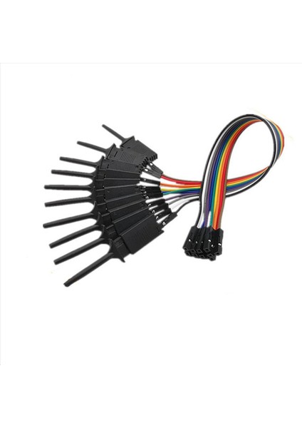 3x Test Klipsli Mantık Analizörü Jumper Wire Için Test Klasörü USB Saleae Için Dupont Kablosu 24M 8ch (Yurt Dışından) fırsatları