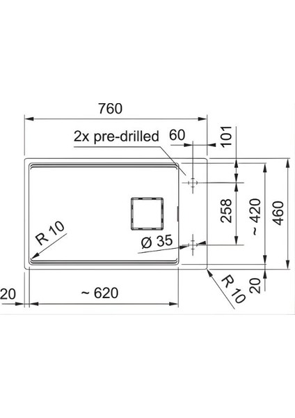 Kng 110-62 Matt Black Granit Eviye fiyatları