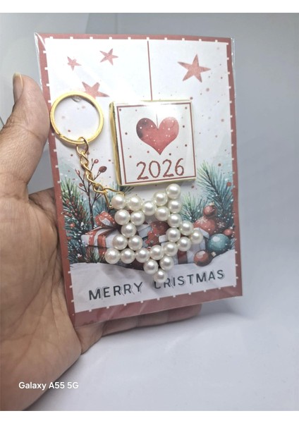 Yeni Yıl Hediyesi Kart Çikolata Kahve ve Anahtarlık fiyatları