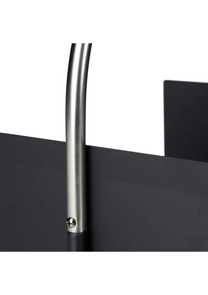 Gümüş Premium Metal Saplı Metal Odunluk Standı-Firewood Rack Basket modelleri