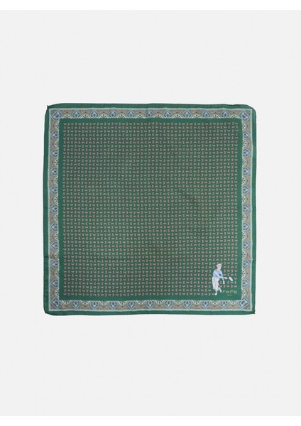 Erkek Yeşil Yün Fular