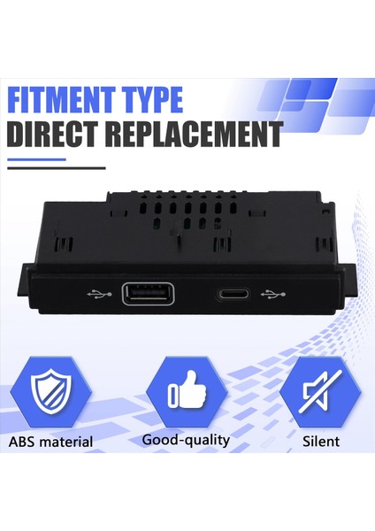 30D035736 Araba Ön Konsol Vw Tiguan Mk2 Viloran Için USB Bağlantı Noktaları USB Type-C Fiş (Yurt Dışından) fırsatları