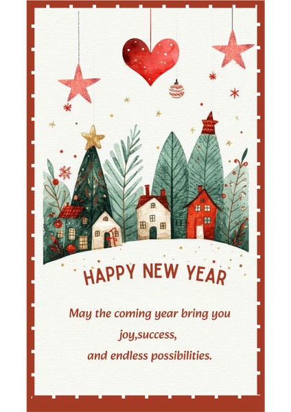 Yeni Yıl Hediyesi Kart ve Anahtarlık