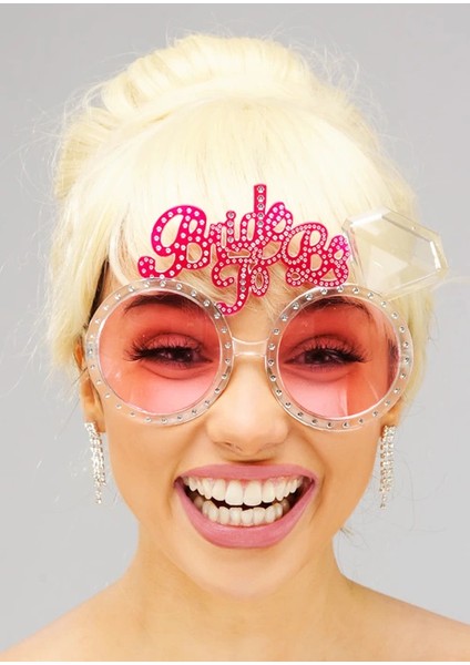 Bride To Be Bekarlığa Veda Partisi Gözlüğü Pembe Renk (5148)
