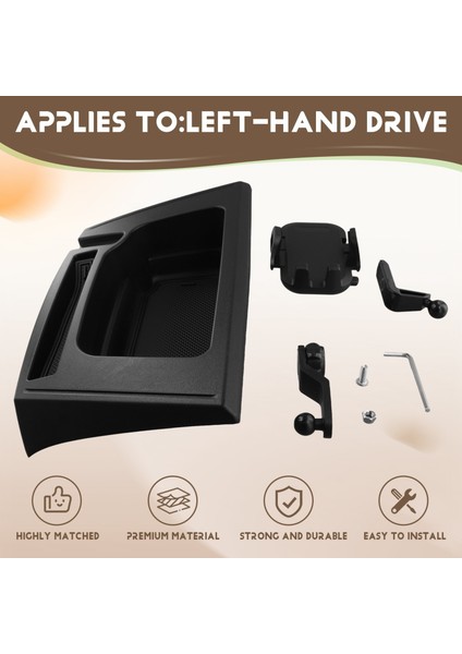 Jeep Wrangler Için Telefon Tutucusu ile Araba Gösterge Tablosu Saklama Kutusu Jk 2011-2017 Araba Aksesuarları Lhd (Yurt Dışından) fırsatları