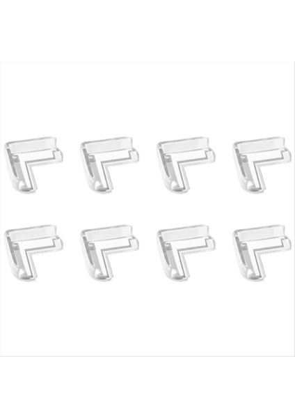8pcs Şeffaf Anti -Çarpışma Açısı Pvc Pad Çocuk Güvenliği Köşe Koruma Bebek Çarpışma Kanıtı Koruyucu Masa Köşesi (Yurt Dışından)