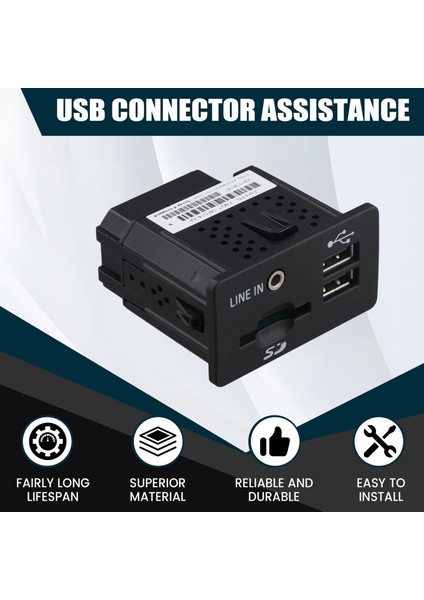 Araba USB Konnektörü Aux &amp Sd Kartı Ford S-Max 2016 Için Bağlantı Noktası EM2T-14F014-AB (Yurt Dışından) fırsatları