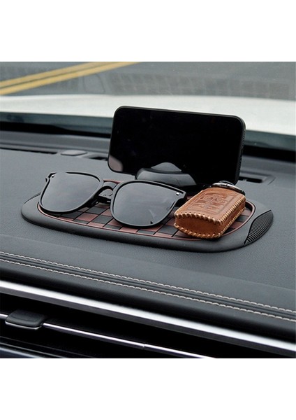 Cep Telefonu Braketi Kahverengi Ekidstyle Gösterge Paneli Kayma Anti-Ped ile Çok Işlevli Araba Kayma Önleyici Ped (Yurt Dışından) fiyatları