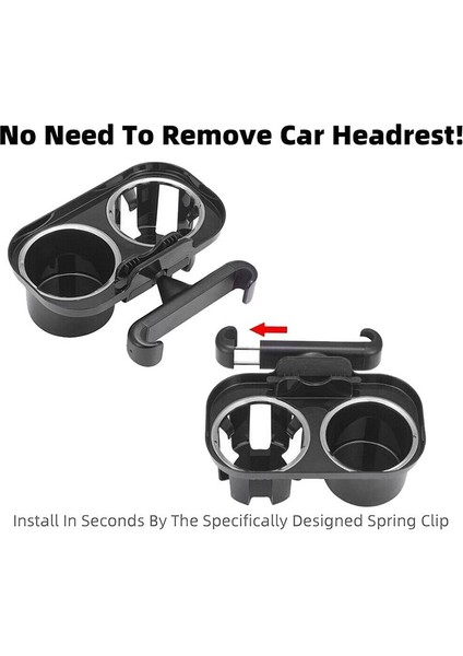 Araba Çift Fincan Tutucu Araba Içecek Tutucu Arka Yastık Atıştırmalık Tepsisi Evrensel Araba Malzemeleri (Yurt Dışından) indirimleri