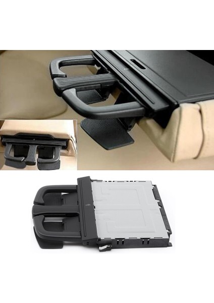 Araba Çıkış Kupası Tutucu Arka Koltuk Kol Yavru Kupa Tutucu Jetta Golf Mk4 Mk5 Passat B6 -Audi A3 A4 A5 A6 8P085995B 1J0858601 (Yurt Dışından) modelleri
