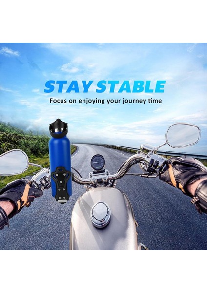Yükseltilmiş Ayarlanabilir Motosiklet Atv Fincan Tutucu Büyük Su Şişesi Tutucu Montaj Motosiklet Içecek Tutucu (Yurt Dışından) indirimleri