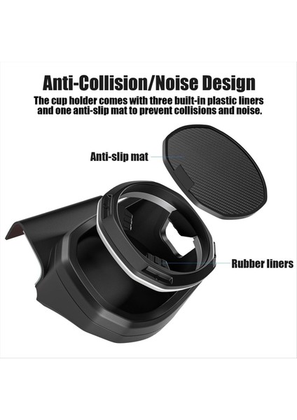 Ford Bronco Için Pencere Kupası Tutucu 2021-2023 2/4 Kapalı Aksesuarlar Araba Kapısı Içecek Şişesi Tutucu Sol Taraf B Saç B (Yurt Dışından) fırsatları