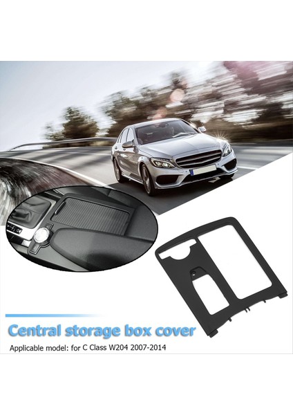 Araba Merkezi Kupa Tutucu Içecek Kupası Tutucu Tepsi Depolama Kapağı Mercedes Benz C-Serisi W204 2046800107 Siyah (Yurt Dışından) fiyatları