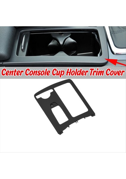 Araba Merkezi Kupa Tutucu Içecek Kupası Tutucu Tepsi Depolama Kapağı Mercedes Benz C-Serisi W204 2046800107 Siyah (Yurt Dışından) modelleri