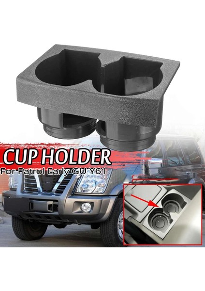 Siyah Araç Merkezi Konsol Kupası Tutucu Kupa Içecek Tutucu Nissan Devriyesi Erken Gu Y61 Kupa Tutucu 68430VB100 (Yurt Dışından) fiyatları