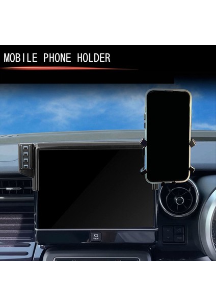 Suzuki Spacia 2017+ Araç Aksesuarları Için Araç Navigasyon Ekranı Arka Depolama Kutusu Telefon Tutucu 2&#39 Si 1 Arada (Yurt Dışından) fiyatları