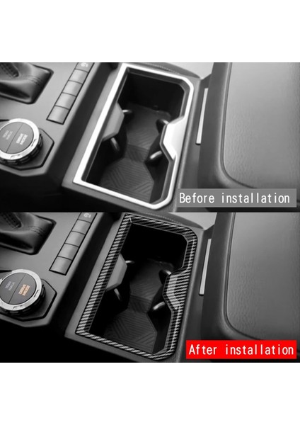 Araba Merkezi Konsol Su Kupası Tutucu Dekorasyon Çerçevesi Toyota Tacoma 2024 Araç Aksesuarları Karbon Fiber (Yurt Dışından) modelleri