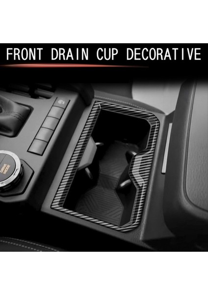 Araba Merkezi Konsol Su Kupası Tutucu Dekorasyon Çerçevesi Toyota Tacoma 2024 Araç Aksesuarları Karbon Fiber (Yurt Dışından) indirimleri