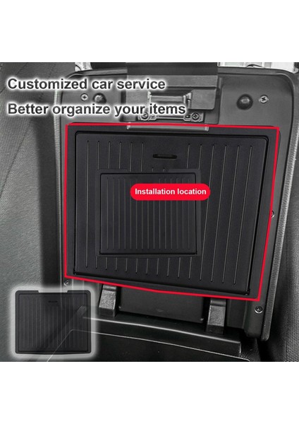 Toyota Tacoma 2024 2025 Gizli Organizer Bölmesi Için Merkez Konsol Gizli Saklama Kutusu Tepsi Aksesuarları Ekle (Yurt Dışından) indirimleri