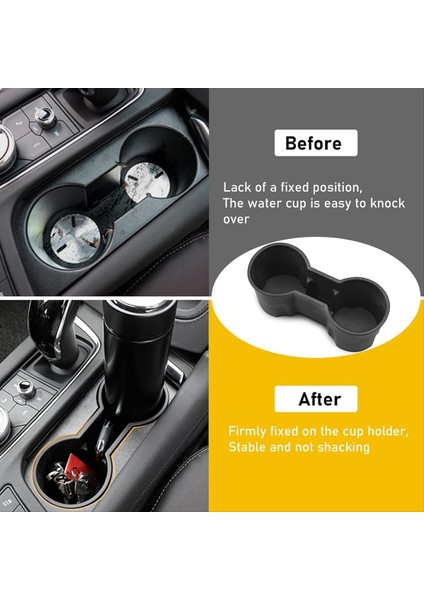 Cadillac Xt6 2020-2024 Fincan Tutucu Eki Için Orta Konsol Kupası Tutucu Saklama Kutusu Tpe Iç Aksesuarları (Yurt Dışından) fırsatları