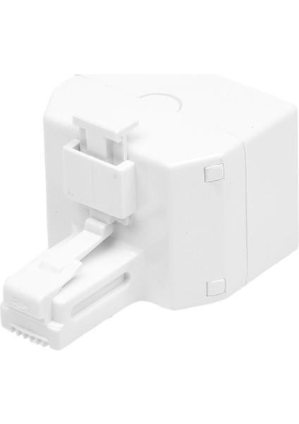 2x 2-Yollu 6P4C RJ11 Modüler Telefon Duvarı Adaptörü ve Sabit Telefon Için Ayrıştırıcı (Yurt Dışından) fiyatları