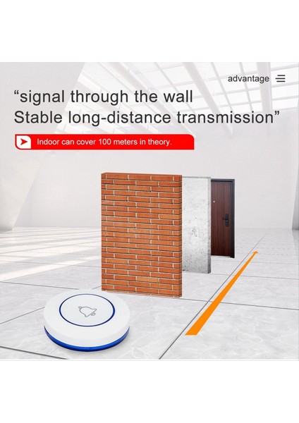 Kablosuz Restoran Çağırma Sistemi 5table Arama Düğmesi Vericileri 1WATCH Çağırıcı Restoran Garson Hizmet Çan Zeninde Bzzer B (Yurt Dışından) indirimleri