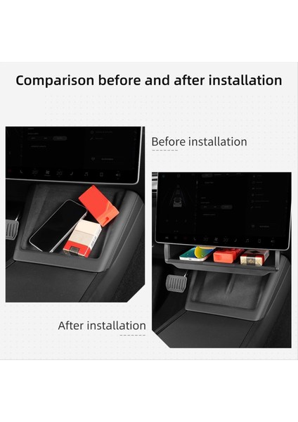 Lhd Tesla Model 3 Highland 2024 Merkez Konsolu Organizatör Saklama Kutusu Aksesuarları (Yurt Dışından) indirimleri