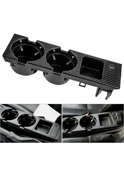 3x 51168217953 For-Bmw 3 Serisi E46 318I 320I 98-06 Karbon Fiber Merkez Konsolu Su Kupası Tutucu Para Sokak Kutusu (Yurt Dışından) fırsatları