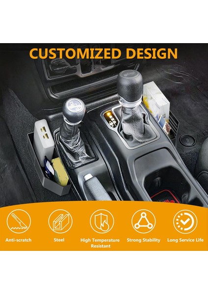 Jeep Wrangler Için Orta Konsol Organizatörü Jl Gladiator Jt 2018-2025 Dişli Vardiya Saklama Kutusu Tepsi Aksesuarları (Yurt Dışından) modelleri